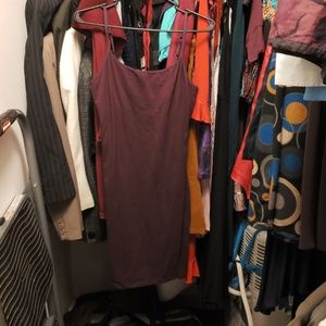 Magenta deep purple strappy dress